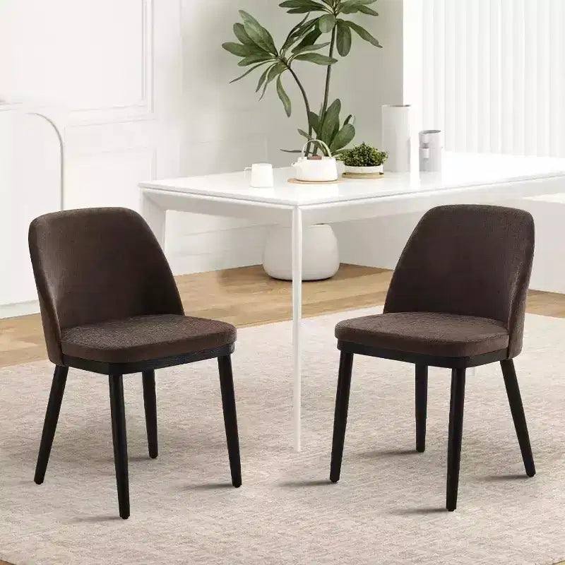 Upholstered Dining Chairs, Modern Kitchen Chairs with Thick Cushions