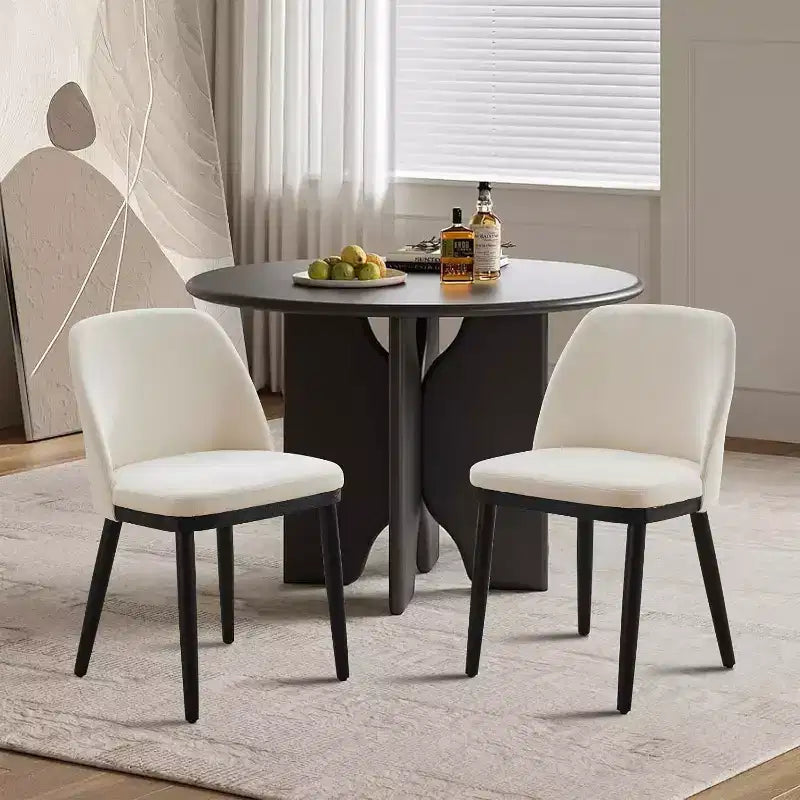 Upholstered Dining Chairs, Modern Kitchen Chairs with Thick Cushions
