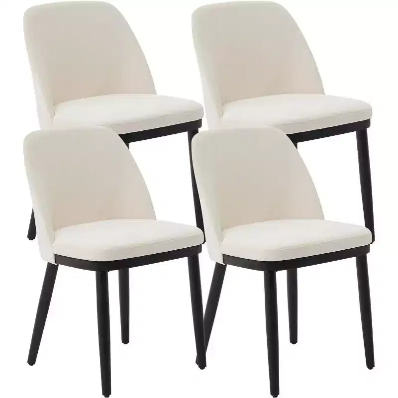 Upholstered Dining Chairs, Modern Kitchen Chairs with Thick Cushions