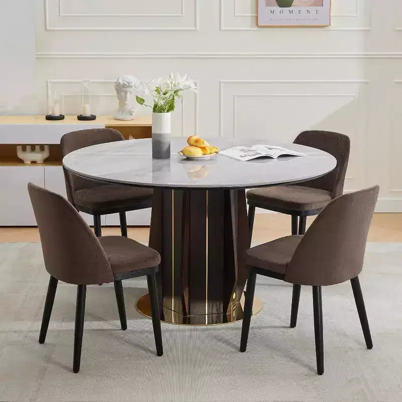 Upholstered Dining Chairs, Modern Kitchen Chairs with Thick Cushions