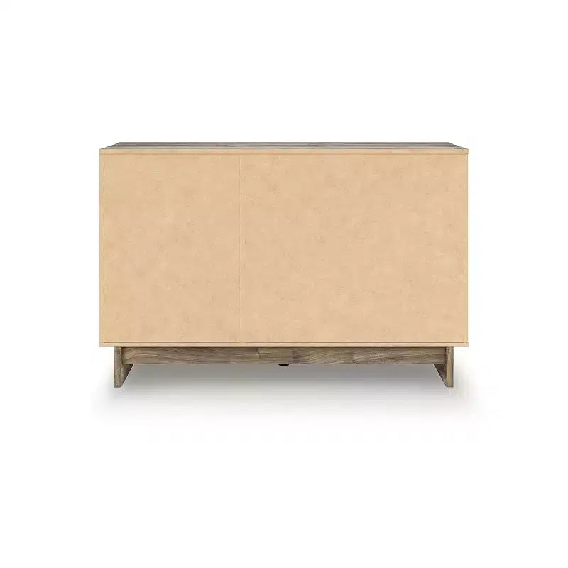by Commode 6 tiroirs moderne - Meuble de rangement de style Mid-Century - Finition noyer brun