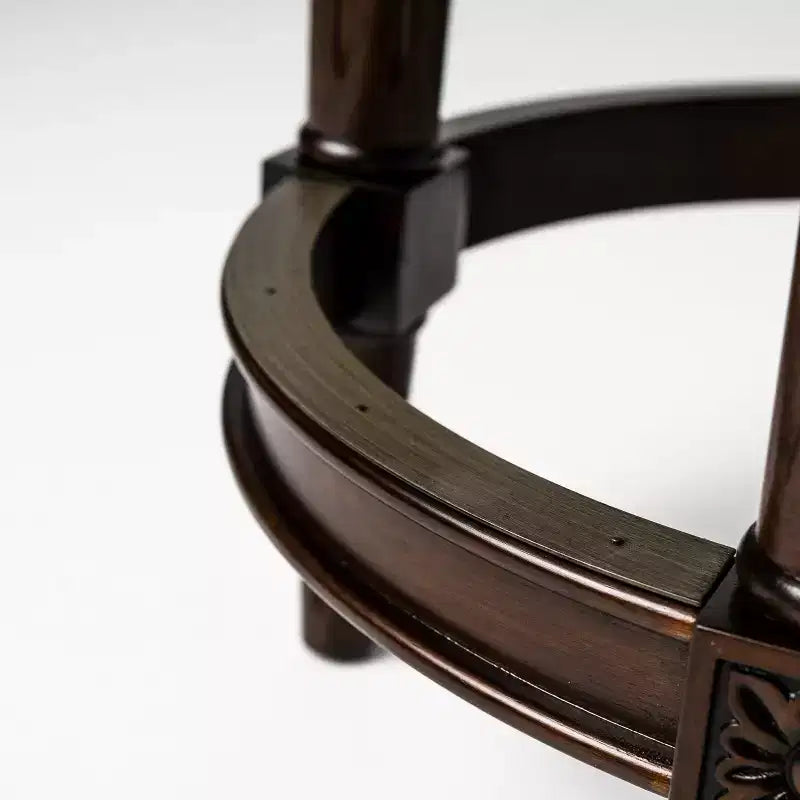 Tabourets de bar pivotants hauteur comptoir en similicuir