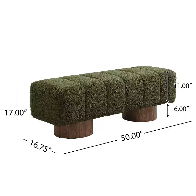 Banc de salle à manger multifonctionnel contemporain en chenille, 50 modèles