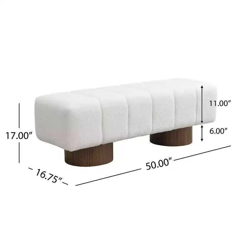Banc de salle à manger multifonctionnel contemporain en chenille, 50 modèles