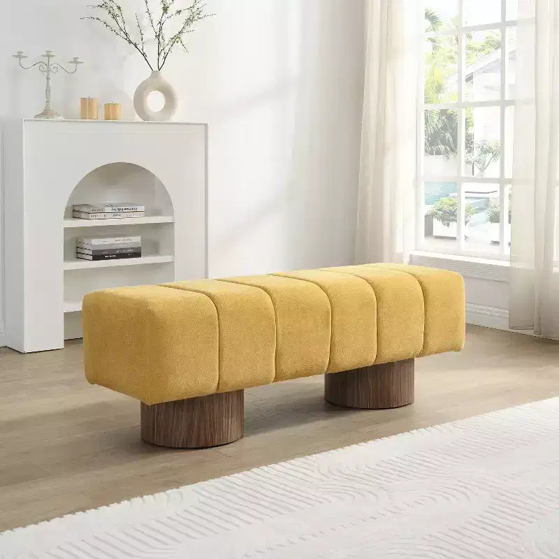 Banc de salle à manger multifonctionnel contemporain en chenille, 50 modèles