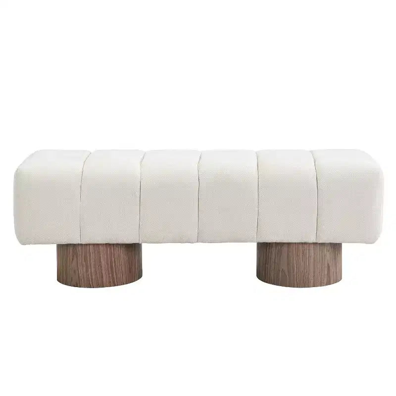 50 Contemporary Muti-functional Chenille Upholstered Dining Bench