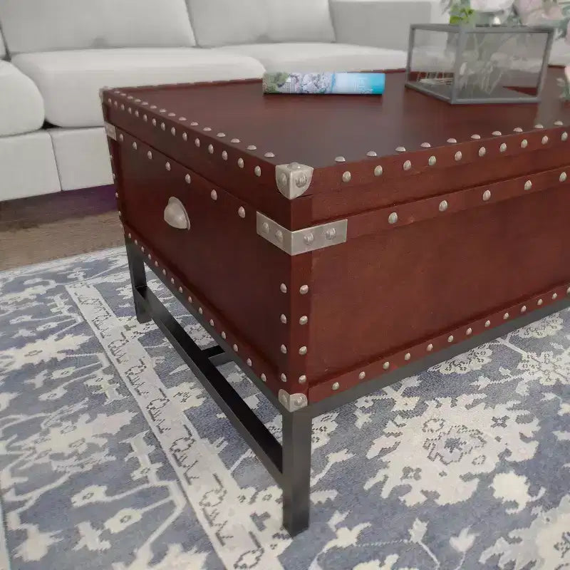 Storage Cocktail Table - Brown