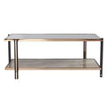 Thornsett Cocktail Table with Mirrored Top - Champagne - SEI