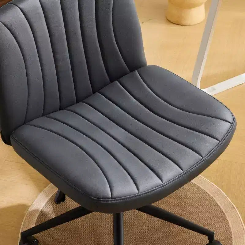 |Chaise de bureau pivotante en cuir vert avocat en forme de patte de chat, réglable en hauteur
