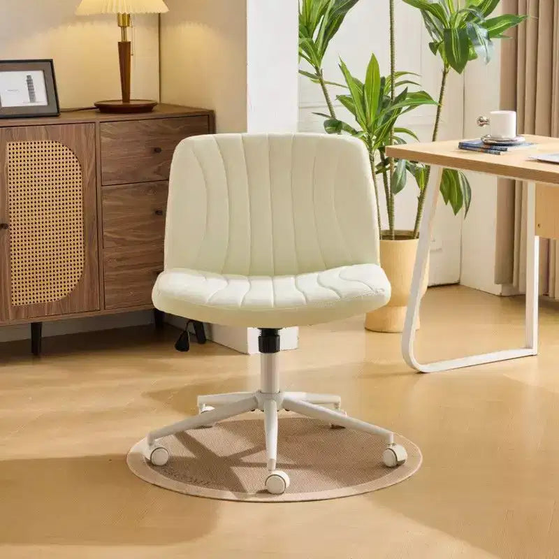 |Chaise de bureau pivotante en cuir vert avocat en forme de patte de chat, réglable en hauteur