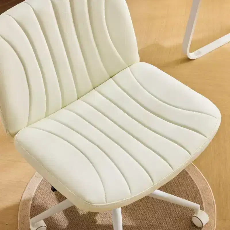 |Chaise de bureau pivotante en cuir vert avocat en forme de patte de chat, réglable en hauteur