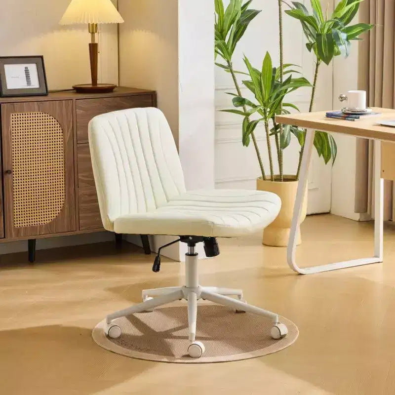|Chaise de bureau pivotante en cuir vert avocat en forme de patte de chat, réglable en hauteur