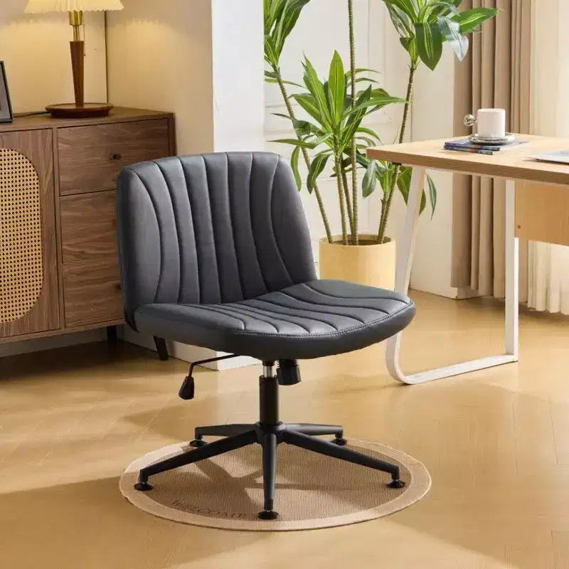 |Chaise de bureau pivotante en cuir vert avocat en forme de patte de chat, réglable en hauteur