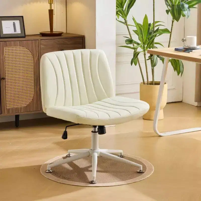 |Avocado Green Cat Claw Leather Adjustable Height Swivel Office Chair