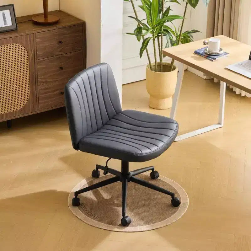 |Avocado Green Cat Claw Leather Adjustable Height Swivel Office Chair