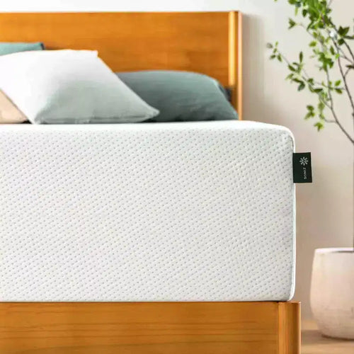 Zinus 14 Inch Queen Green Tea Memory Foam Mattress, Medium Firm Feel, Zoned Pressure Relief, Certified Safe Foams & Fabric, Mattress in A Box