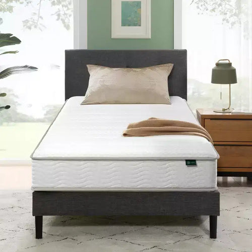 Zinus 6 Inch Foam and Spring Hybrid Mattress [New Version], Twin, Medium Firmness, Durable Support, Certified Safe Foams & Fabric, Mattress in A Box