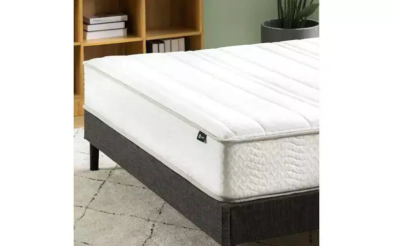 Matelas hybride 6 pouces en mousse et ressorts [Nouvelle version], jumeau, fermeté moyenne, support durable, mousses et tissu certifiés sûrs, matelas en boîte