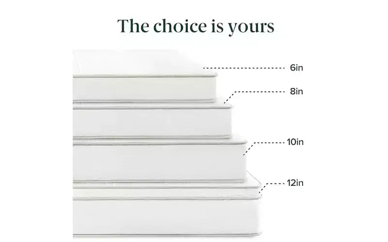 Matelas hybride 6 pouces en mousse et ressorts [Nouvelle version], jumeau, fermeté moyenne, support durable, mousses et tissu certifiés sûrs, matelas en boîte