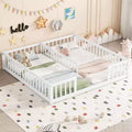 MAYEERTY Twin Loft Bed Under-Bed Desk Space Space-Saving Solid Pine Wood