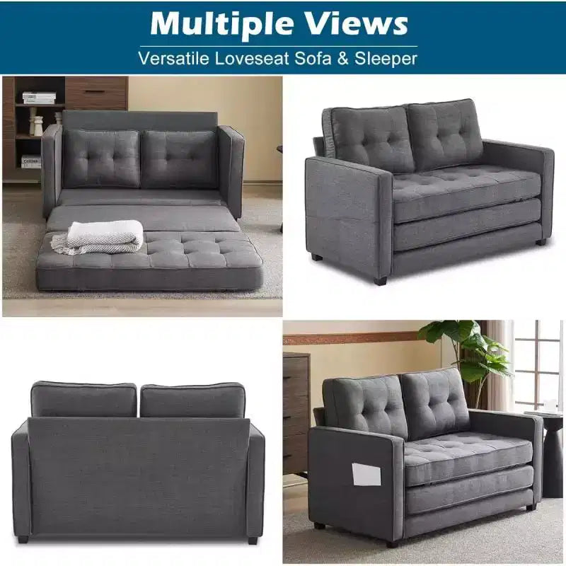 |53.5 inch Upholstered Sleeper Sofa