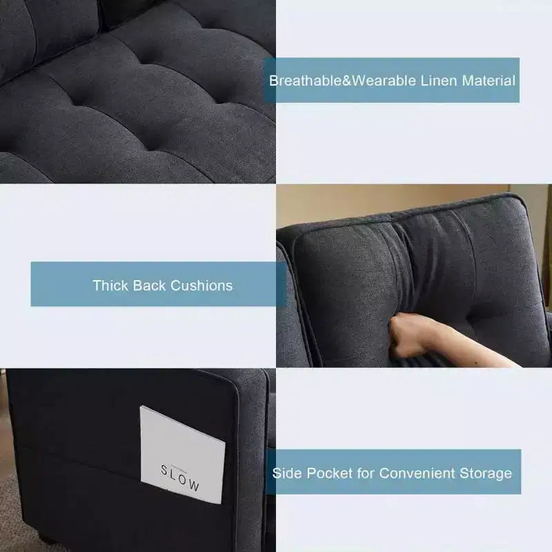 |53.5 inch Upholstered Sleeper Sofa