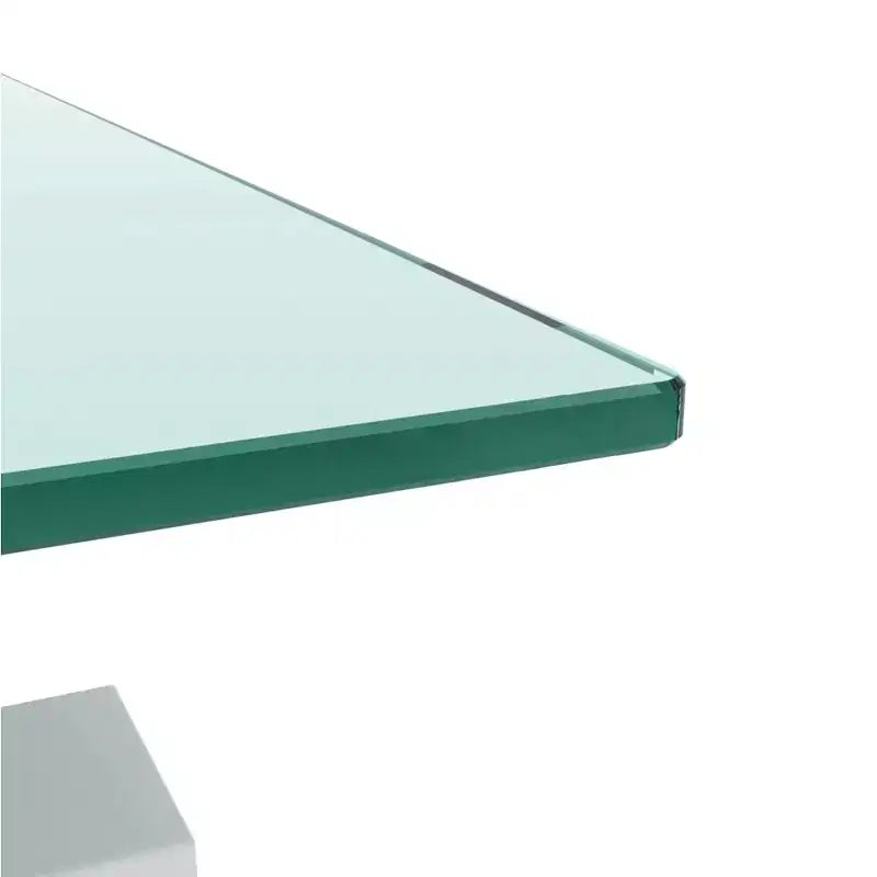 Fun little toys brand Rectangle Glass Coffee Table, Clear Coffee Table, Modern Side Center Tables for Living Room, Living Room Furniture
